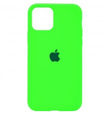 Чохол Silicone Case Full Protective (AA) для Apple iPhone 11 (6.1") Салатовий / Neon green