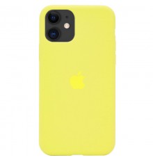 Чохол Silicone Case Full Protective (AA) для Apple iPhone 11 (6.1") Жовтий / Bright Yellow