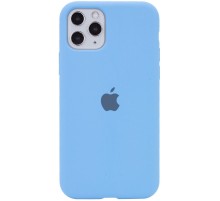 Чохол Silicone Case Full Protective (AA) для Apple iPhone 11 Pro (5.8") Блакитний / Cornflower