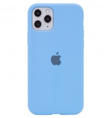 Чохол Silicone Case Full Protective (AA) для Apple iPhone 11 Pro (5.8") Блакитний / Cornflower