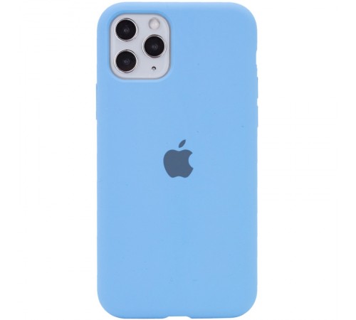 Чохол Silicone Case Full Protective (AA) для Apple iPhone 11 Pro (5.8") Блакитний / Cornflower Чохол Silicone Case Full Protective (AA) для Apple iPhone 11 Pro (5.8") Блакитний / Cornflower