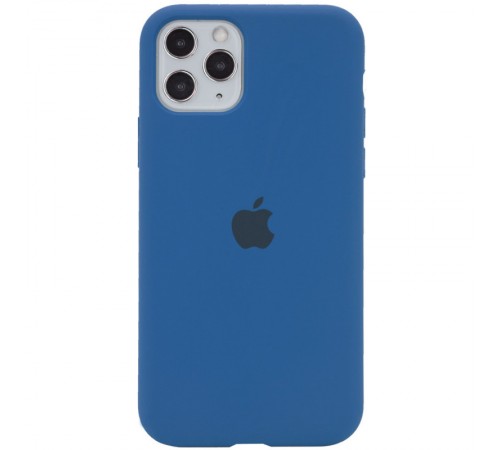 Чохол Silicone Case Full Protective (AA) для Apple iPhone 11 Pro (5.8") Синій / Navy Blue Чохол Silicone Case Full Protective (AA) для Apple iPhone 11 Pro (5.8") Синій / Navy Blue