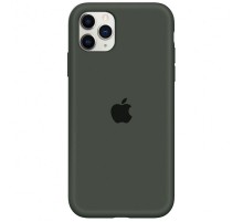 Чохол Silicone Case Full Protective (AA) для Apple iPhone 11 Pro (5.8") Зелений / Dark green