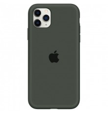 Чохол Silicone Case Full Protective (AA) для Apple iPhone 11 Pro (5.8") Зелений / Dark green