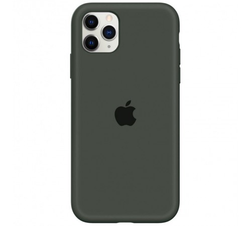 Чохол Silicone Case Full Protective (AA) для Apple iPhone 11 Pro (5.8") Зелений / Dark green Чохол Silicone Case Full Protective (AA) для Apple iPhone 11 Pro (5.8") Зелений / Dark green