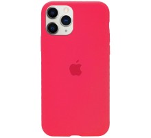 Чохол Silicone Case Full Protective (AA) для Apple iPhone 11 Pro (5.8") Рожевий / Hot Pink