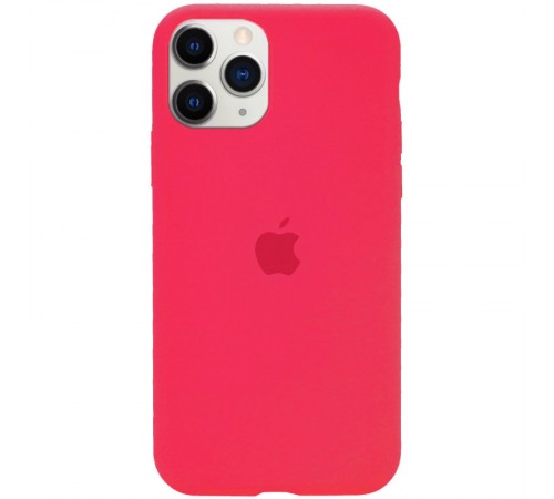 Чохол Silicone Case Full Protective (AA) для Apple iPhone 11 Pro (5.8") Рожевий / Hot Pink Чохол Silicone Case Full Protective (AA) для Apple iPhone 11 Pro (5.8") Рожевий / Hot Pink