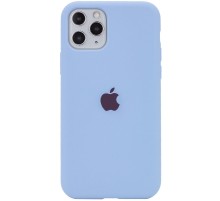 Чохол Silicone Case Full Protective (AA) для Apple iPhone 11 Pro Max (6.5") Блакитний / Lilac Blue