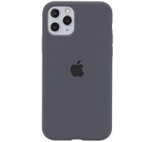 Чохол Silicone Case Full Protective (AA) для Apple iPhone 11 Pro Max (6.5") Сірий / Dark Grey