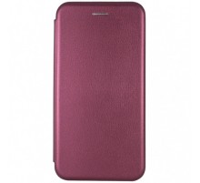 Шкіряний чохол-книжка Classy для Xiaomi Redmi 8a Бордовий