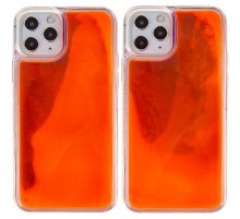 Неоновий чохол Neon Sand glow in the dark для Apple iPhone 11 Pro (5.8") Фіолетовий / Помаранчевий