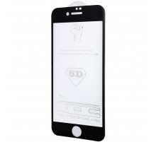 Захисне скло 5D Hard (full glue) (тех.пак) для Apple iPhone 7 plus / 8 plus (5.5") Чорний