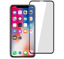 Захисне скло 5D Hard (full glue) (тех.пак) для Apple iPhone 11 Pro Max (6.5") / XS Max Чорний