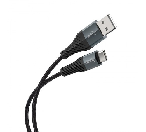 Дата кабель Hoco X38 Cool Type-C (1m) Чорний Дата кабель Hoco X38 Cool Type-C (1m) Чорний