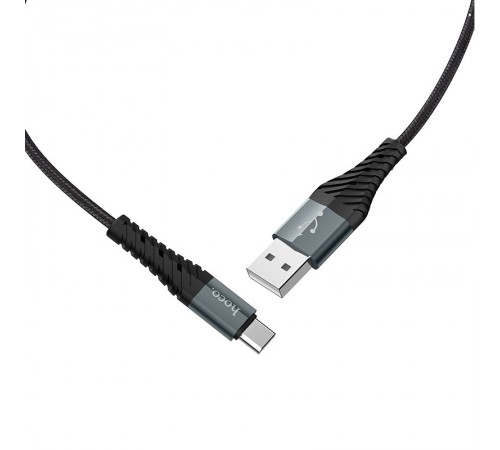 Дата кабель Hoco X38 Cool Type-C (1m) Чорний Дата кабель Hoco X38 Cool Type-C (1m) Чорний