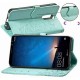 Шкіряний чохол-книжка Art Case з візитницею для Huawei Mate 10 Lite Бірюзовий