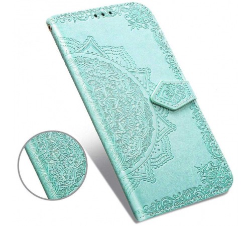 Шкіряний чохол-книжка Art Case з візитницею для Huawei Mate 10 Lite Бірюзовий