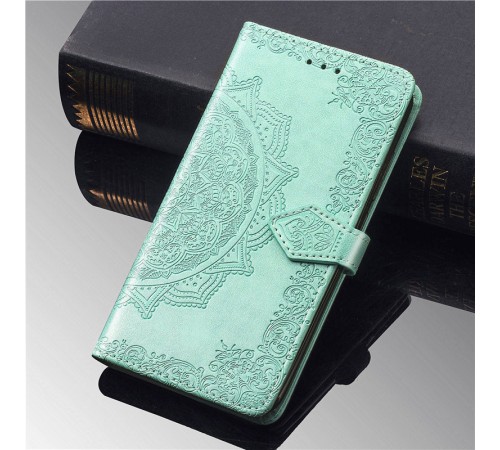 Шкіряний чохол-книжка Art Case з візитницею для Huawei Mate 10 Lite Бірюзовий