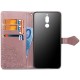 Шкіряний чохол-книжка Art Case з візитницею для Huawei Mate 10 Lite Рожевий
