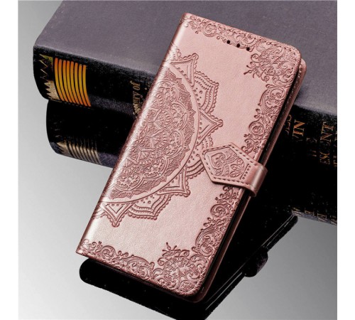 Шкіряний чохол-книжка Art Case з візитницею для Huawei Mate 10 Lite Рожевий