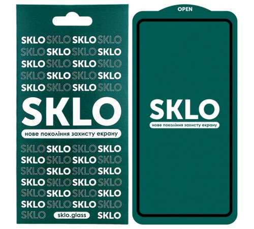 Захисне скло SKLO 5D для Samsung Galaxy A51 / M31s Чорний