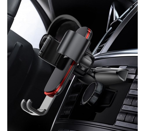 Автотримач Baseus Metal Age Gravity Car Mount (SUYL-J) Чорний Автотримач Baseus Metal Age Gravity Car Mount (SUYL-J) Чорний