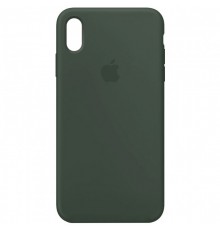 Чохол Silicone Case Full Protective (AA) для Apple iPhone XR (6.1") Зелений / Dark green