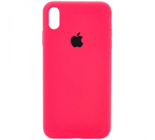 Чохол Silicone Case Full Protective (AA) для Apple iPhone XR (6.1") Рожевий / Hot Pink Чохол Silicone Case Full Protective (AA) для Apple iPhone XR (6.1") Рожевий / Hot Pink