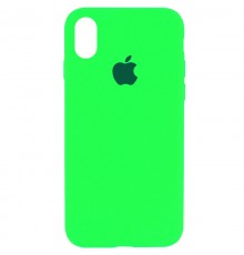 Чохол Silicone Case Full Protective (AA) для Apple iPhone XR (6.1") Зелений / Neon green