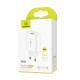 МЗП USAMS US-CC083 T22 Single USB QC3.0 Travel Charger (EU) Білий