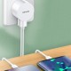 МЗП USAMS T20 Dual USB Round Travel Charger (EU) Білий