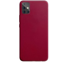 Силіконовий чохол Candy для Samsung Galaxy A51 Бордовий