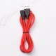Дата кабель Hoco X21 Plus Silicone Lightning Cable (1m) Black / Red