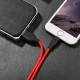 Дата кабель Hoco X21 Plus Silicone Lightning Cable (1m) Black / Red