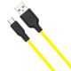 Дата кабель Hoco X21 Plus Silicone MicroUSB Cable (1m) Black / Yellow