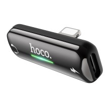 Перехідник Hoco LS27 Dual Lightning Сірий