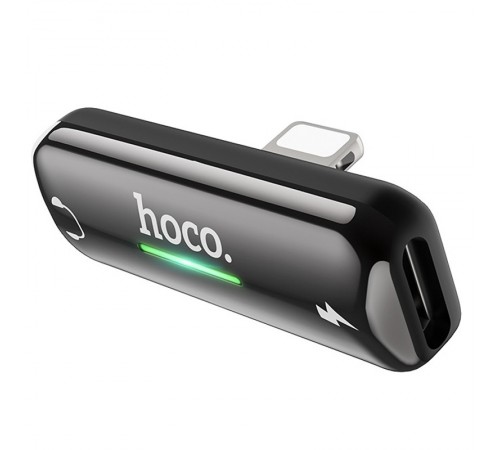 Перехідник Hoco LS27 Dual Lightning Сірий