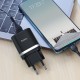 МЗП Hoco C12Q Smart QC3.0 3A (1USB-A) + кабель USB to Type-C Чорний