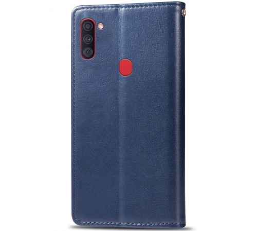 Шкіряний чохол-книжка GETMAN Gallant (PU) для Samsung Galaxy A11 Синій Шкіряний чохол-книжка GETMAN Gallant (PU) для Samsung Galaxy A11 Синій