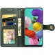 Шкіряний чохол-книжка GETMAN Gallant (PU) для Samsung Galaxy A51 Зелений