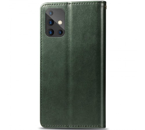Шкіряний чохол-книжка GETMAN Gallant (PU) для Samsung Galaxy A51 Зелений Шкіряний чохол-книжка GETMAN Gallant (PU) для Samsung Galaxy A51 Зелений