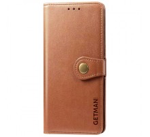 Шкіряний чохол-книжка GETMAN Gallant (PU) для Samsung Galaxy A51 Коричневий