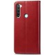 Шкіряний чохол книжка GETMAN Gallant (PU) для Xiaomi Redmi Note 8T Червоний