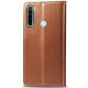 Шкіряний чохол-книжка GETMAN Gallant (PU) для Xiaomi Redmi Note 8T Коричневий