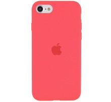 Чохол Silicone Case Full Protective (AA) для Apple iPhone SE (2020) Кавуновий / Watermelon red