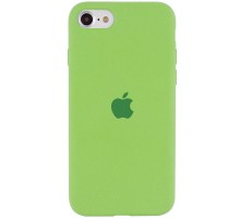 Чохол Silicone Case Full Protective (AA) для Apple iPhone SE (2020) М'ятний / Mint