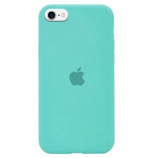 Чохол Silicone Case Full Protective (AA) для Apple iPhone SE (2020) Бірюзовий / Ice Blue