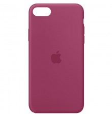 Чохол Silicone Case Full Protective (AA) для Apple iPhone SE (2020) Малиновий / Pomegranate