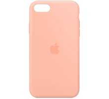 Чохол Silicone Case Full Protective (AA) для Apple iPhone SE (2020) Помаранчевий / Grapefruit