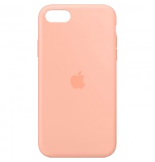 Чохол Silicone Case Full Protective (AA) для Apple iPhone SE (2020) Помаранчевий / Grapefruit